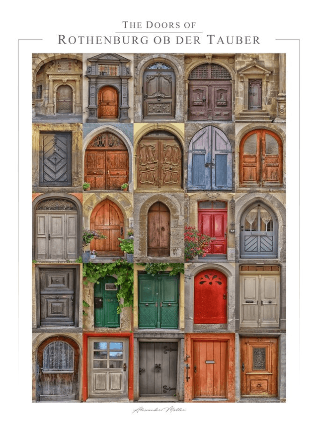 The Doors of Rothenburg ob der Tauber